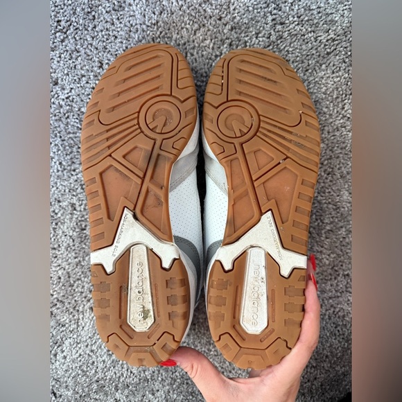 New Balance 550 Athletic Shoe - White / Slate Grey / Brighton Grey - Picture 5 of 10